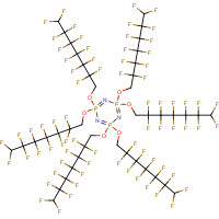 3830-74-8 HEXAKIS(1H,1H,7H-PERFLUOROHEPTOXY)PHOSPHAZINE chemical structure