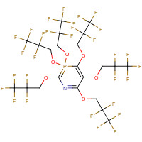 429-18-5 HEXAKIS(2,2,3,3,3-PENTAFLUOROPROPOXY)PHOSPHAZINE chemical structure