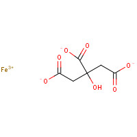 28633-45-6 citric acid,iron(3+) salt chemical structure