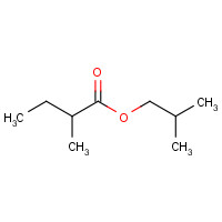 2445-67-2 ISO-BUTYL-2-METHYLBUTYRATE chemical structure