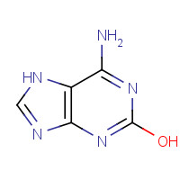 49722-90-9 6-AMINO-2-HYDROXYPURINE chemical structure