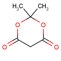 2033-24-1 2,2-Dimethyl-1,3-dioxane-4,6-dione chemical structure