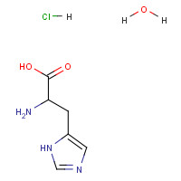 5934-29-2 L-Histidine hydrochloride monohydrate chemical structure