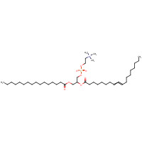 26853-31-6 1-PALMITOYL-2-OLEOYL-SN-GLYCERO-3-PHOSPHOCHOLINE chemical structure