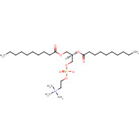 3436-44-0 1,2-DIDECANOYL-SN-GLYCERO-3-PHOSPHOCHOLINE chemical structure