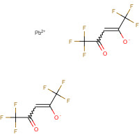 19648-88-5 LEAD (II) HEXAFLUOROACETYLACETONATE chemical structure