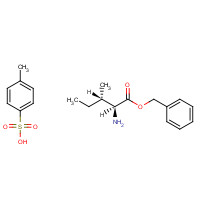 16652-75-8 L-Isoleucine benzyl ester 4-toluenesulphonate chemical structure