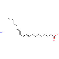 822-17-3 LINOLEIC ACID SODIUM SALT chemical structure
