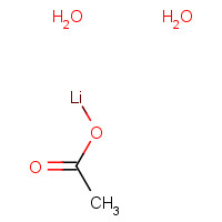 6108-17-4 Lithium acetate dihydrate chemical structure