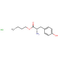 33494-11-0 L-Tyrosinebutylesterhydrochloride chemical structure