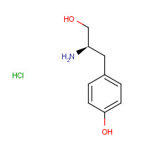 40829-04-7 D-Tyrosinol hydrochloride chemical structure