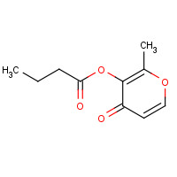 67860-01-9 MALTOL BUTYRATE chemical structure
