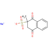 130-37-0 Menadione sodium bisulfite chemical structure