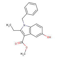 184705-03-1 METHYL 1-BENZYL-2-ETHYL-5-HYDROXY-1H-INDOLE-3-CARBOXYLATE chemical structure