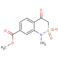 175202-91-2 3,4-DIHYDRO-2,2-DIOXO-7-METHOXYCARBONYL-1-METHYLBENZO[2,1-C]THIAZIN-4-ONE chemical structure