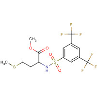 175202-21-8 METHYL 2-([[3,5-DI(TRIFLUOROMETHYL)PHENYL]SULFONYL]AMINO)-4-(METHYLTHIO)BUTANOATE chemical structure
