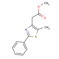 175136-29-5 METHYL 2-(5-METHYL-2-PHENYL-1,3-THIAZOL-4-YL)ACETATE chemical structure