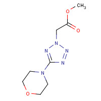 175137-43-6 METHYL 2-(5-MORPHOLINO-2H-1,2,3,4-TETRAAZOL-2-YL)ACETATE chemical structure