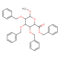 142797-33-9 METHYL 2,3,4-TRI-O-BENZYL-BETA-D-GLUCURONIC ACID,BENZYL ESTER chemical structure