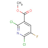 189281-66-1 METHYL 2,6-DICHLORO-5-FLUORONICOTINATE chemical structure