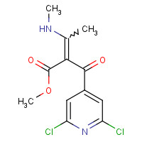 82140-55-4 METHYL 2-[(2,6-DICHLORO-4-PYRIDYL)CARBONYL]-3-(METHYLAMINO)BUT-2-ENOATE chemical structure