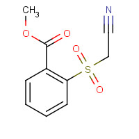 175137-52-7 METHYL 2-[(CYANOMETHYL)SULFONYL]BENZOATE chemical structure