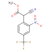 13544-05-3 METHYL 2-CYANO-2-[2-NITRO-4-(TRIFLUOROMETHYL)PHENYL]ACETATE chemical structure