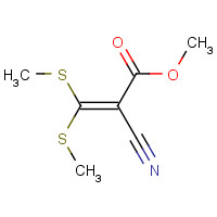 3490-92-4 METHYL 2-CYANO-3,3-DI(METHYLTHIO)ACRYLATE chemical structure