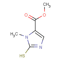68892-07-9 METHYL 1-METHYL-2-SULFANYL-1H-IMIDAZOLE-5-CARBOXYLATE chemical structure