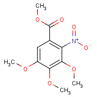 5081-42-5 Methyl 2-nitro-3,4,5-trimethoxybenzoate chemical structure
