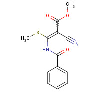 87693-81-0 METHYL 3-(BENZOYLAMINO)-2-CYANO-3-(METHYLTHIO)ACRYLATE chemical structure
