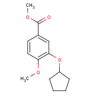 154464-24-1 METHYL 3-(CYCLOPENTYLOXY)-4-METHOXYBENZOATE chemical structure