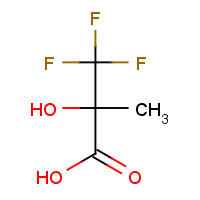 24435-45-8 (S)-3,3,3-TRIFLUORO-2-HYDROXY-2-METHYLPROPIONIC ACID chemical structure