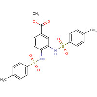 175204-19-0 METHYL 3,4-DI[[(4-METHYLPHENYL)SULFONYL]AMINO]BENZOATE chemical structure