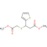 175276-43-4 METHYL 3-[(2-METHOXY-2-OXOETHYL)THIO]-3-(2-THIENYL)PROPANOATE chemical structure