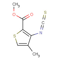 81321-15-5 METHYL 3-ISOTHIOCYANATO-4-METHYLTHIOPHENE-2-CARBOXYLATE chemical structure