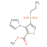 175201-78-2 METHYL 4-(PROPYLSULFONYL)-3-(1H-PYRROL-1-YL)THIOPHENE-2-CARBOXYLATE chemical structure