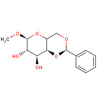 14155-23-8 METHYL 4,6-O-BENZYLIDENE-BETA-D-GLUCOPYRANOSIDE chemical structure