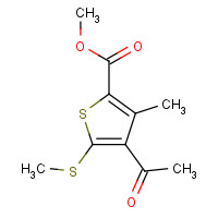 175201-84-0 METHYL 4-ACETYL-3-METHYL-5-(METHYLTHIO)THIOPHENE-2-CARBOXYLATE chemical structure