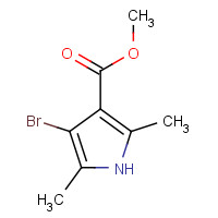 120935-94-6 METHYL 4-BROMO-2,5-DIMETHYL-1H-PYRROLE-3-CARBOXYLATE chemical structure