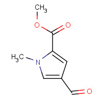 67858-47-3 METHYL 4-FORMYL-1-METHYL-1H-PYRROLE-2-CARBOXYLATE chemical structure