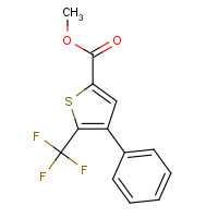 237385-98-7 METHYL 4-PHENYL-5-(TRIFLUOROMETHYL)THIOPHENE-2-CARBOXYLATE chemical structure