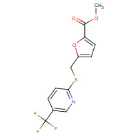 239107-28-9 METHYL 5-([[5-(TRIFLUOROMETHYL)-2-PYRIDYL]THIO]METHYL)-2-FUROATE chemical structure