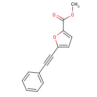 130423-85-7 METHYL 5-(2-PHENYLETH-1-YNYL)-2-FUROATE chemical structure