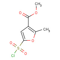 306936-35-6 METHYL 5-(CHLOROSULFONYL)-2-METHYL-3-FUROATE chemical structure