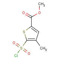 423768-46-1 METHYL 5-(CHLOROSULFONYL)-4-METHYL-2-THIOPHENECARBOXYLATE chemical structure