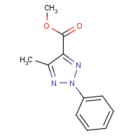 7673-93-0 METHYL 5-METHYL-2-PHENYL-2H-1,2,3-TRIAZOLE-4-CARBOXYLATE chemical structure