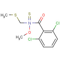 116800-83-0 METHYL N-(2,6-DICHLOROBENZOYL)-(METHYLTHIO)METHANIMIDOTHIOATE chemical structure