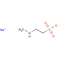 4316-74-9 N-METHYLTAURINE SODIUM SALT chemical structure