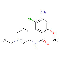 364-62-5 4-Amino-5-chloro-N-(2-(diethylamino)ethyl)-2-methoxybenzamide chemical structure